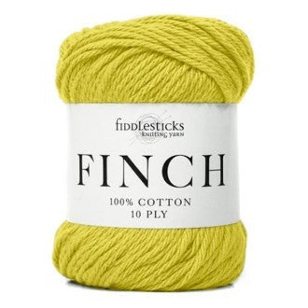 Fiddlesticks Finch Cotton 10 ply Chartreuse