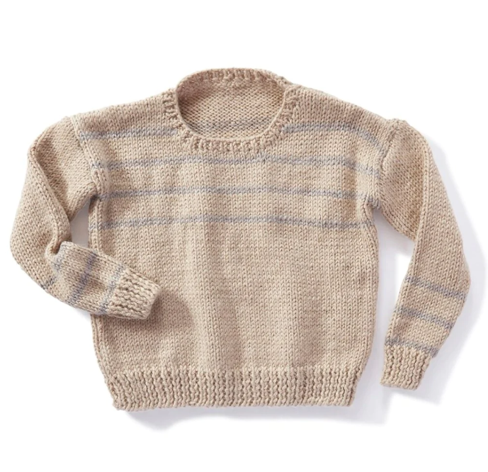 Bee Kid's Jumper with Stripes - Texyarns 678