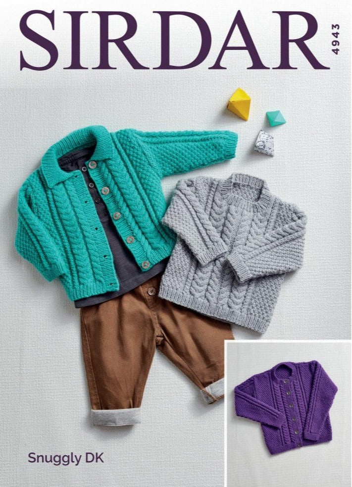 Children's Sweater and Cardigans - Sirdar 4943