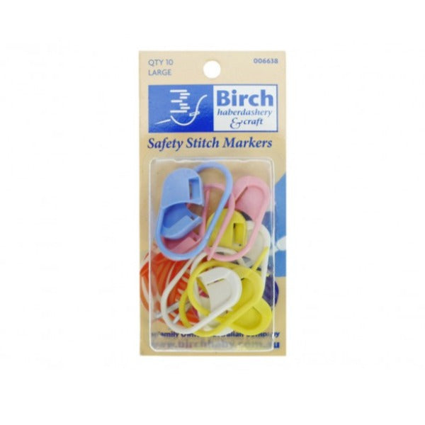 Birch Large Safety Stitch Markers 