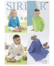 Boy's Sweaters, Cardigan and Blanket - Sirdar 4880