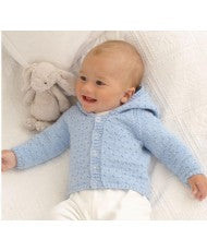 Cardigan, Hats, Mittens & Bootees in DK Snuggly - Sirdar 1815