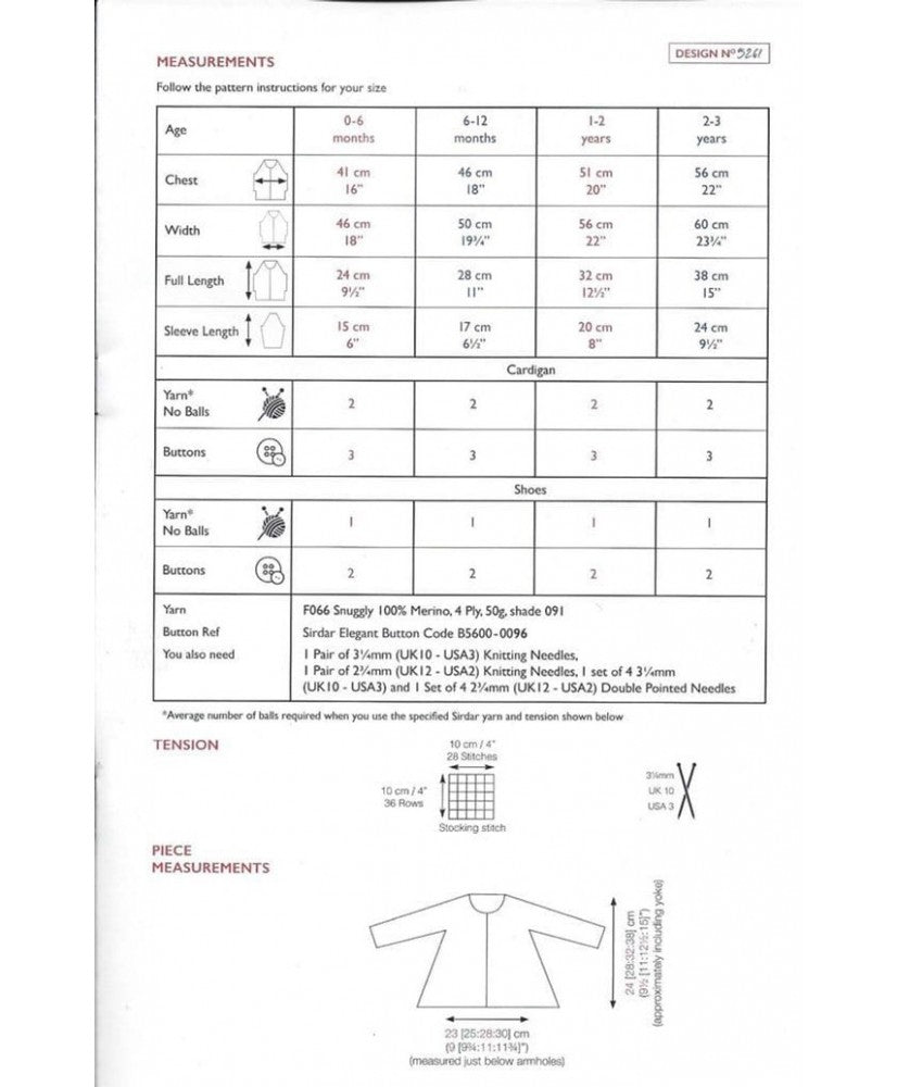 Cardigans - Sirdar 5261