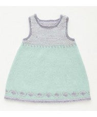 Knitted Pinafore and Shoes - Sirdar 5301