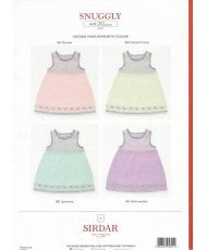Knitted Pinafore and Shoes - Sirdar 5301