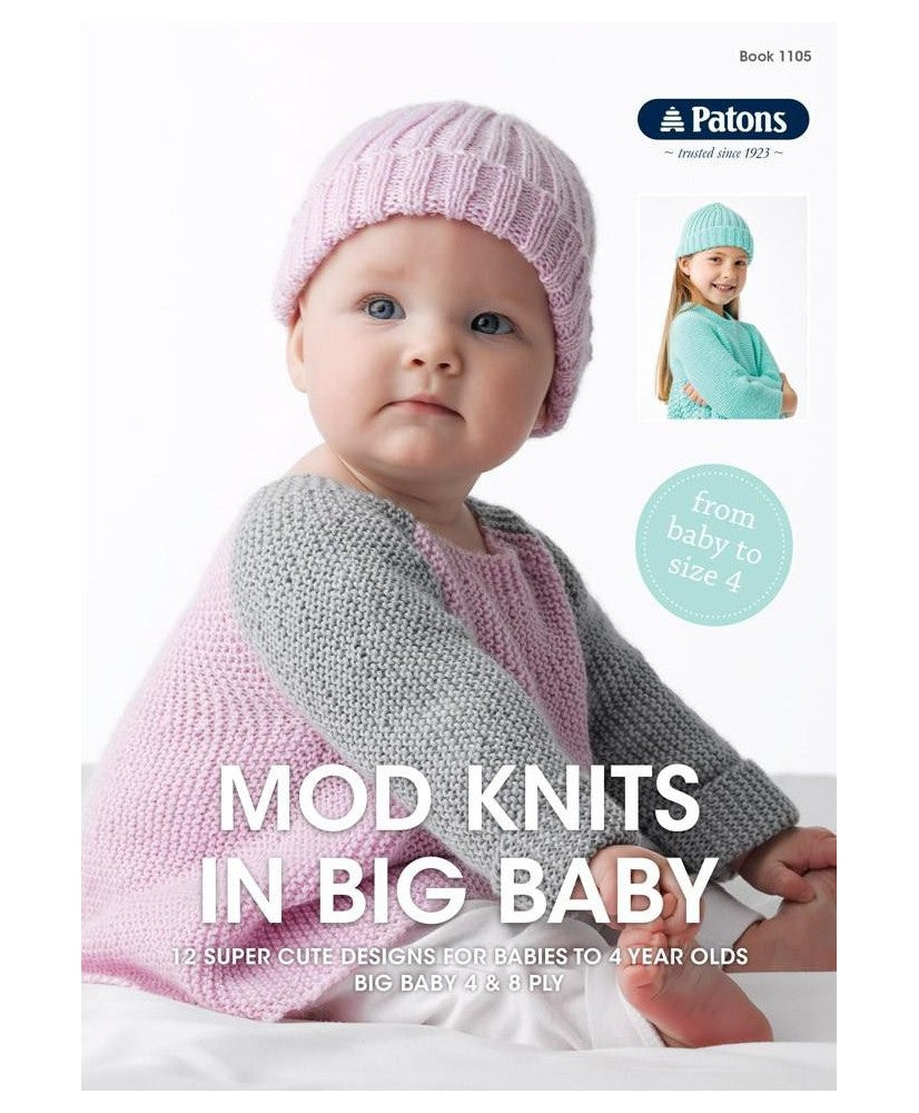 Mod Knits in Big Baby - Patons 1105