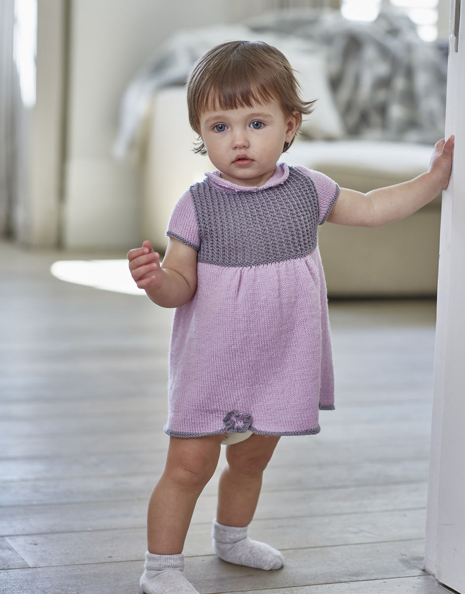 Baby Dress and Shoes - Sirdar 5266