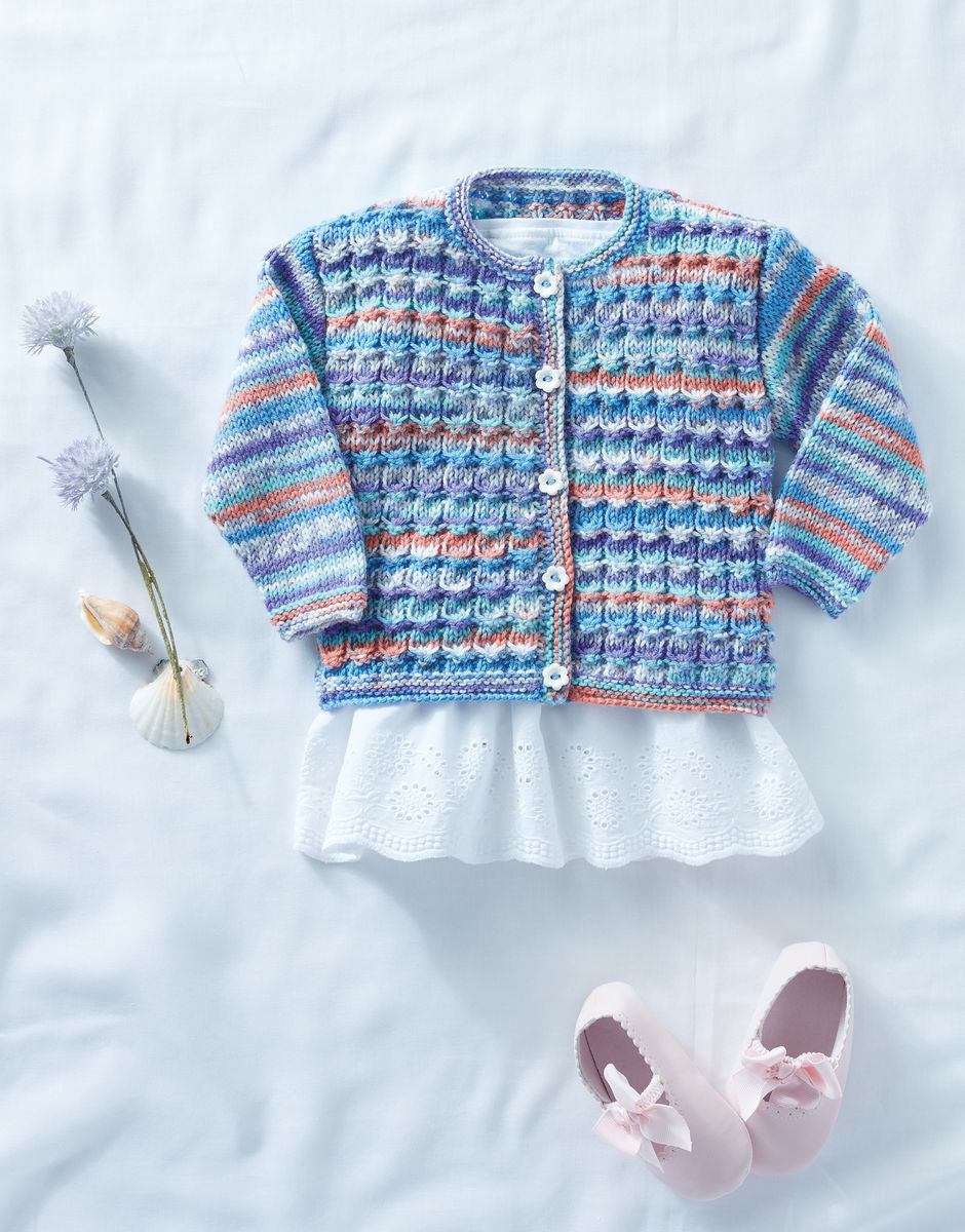 Baby Cardigan in Snuggly DK - Sirdar 5294