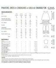 Pinafore, Dress and Cardigans - Sirdar 5205
