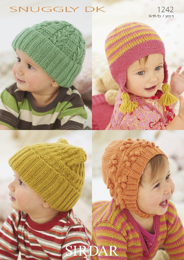 Baby and Child's Hats - Sirdar 1242